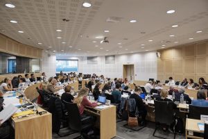 EHD-kokousedustajat Strasbourgissa 18.10.2017. Kuva: Euroopan neuvosto.