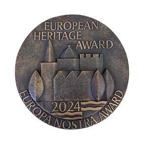 European Heritage Awards Europa Nostra Awards palkintolaatta 2024.