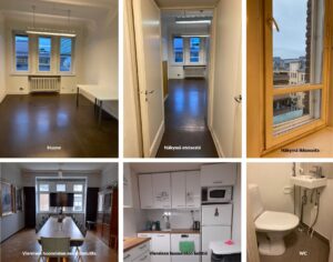 Kuvakollaasi tiloista