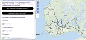 Kuvakaappaus kyselystä.